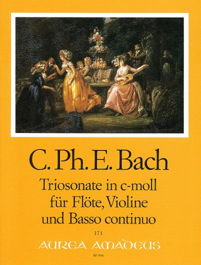 C.P.E. Bach: Trio Sonata in C Minor for Flute, Violin and Basso Continuo