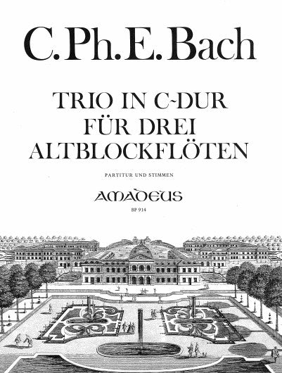 C. P. E. Bach: Trio in C Major for 3 Treble Recorders