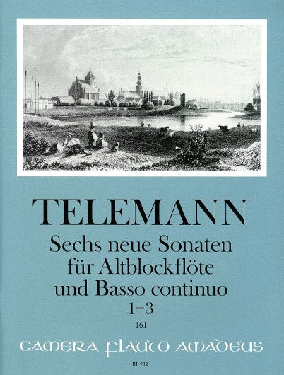 Telemann: 6 New Sonatas for Treble Recorder and Basso Continuo, Vol. 1