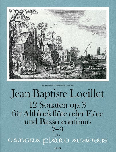 Loeillet: 12 Sonatas Op. 3 for Treble Recorder and Basso Continuo, Vol. 3