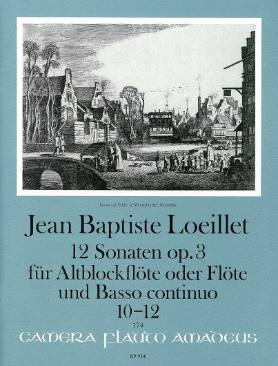Loeillet: 12 Sonatas Op. 3 for Treble Recorder and Basso Continuo, Vol. 4
