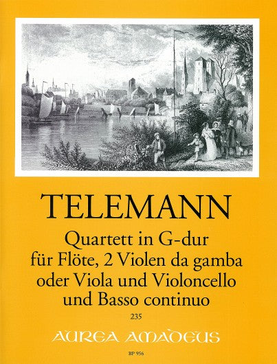Telemann: Quartet in G Major for Flute, 2 Violas da Gamba and Basso Continuo