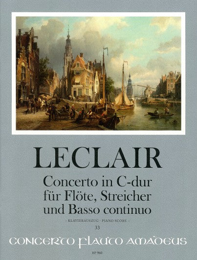 Leclair: Concerto in C Major for Flute Op. 7/3 - Piano Reduction