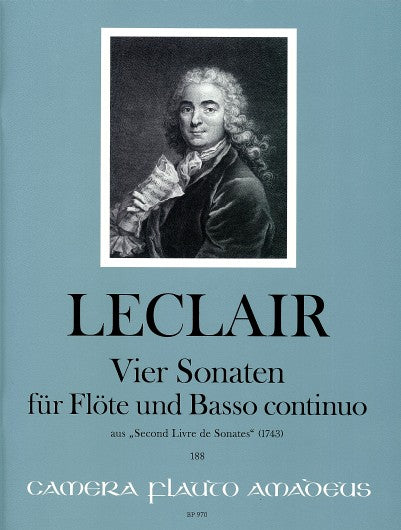 Leclair: Four Sonatas for Flute and Basso Continuo