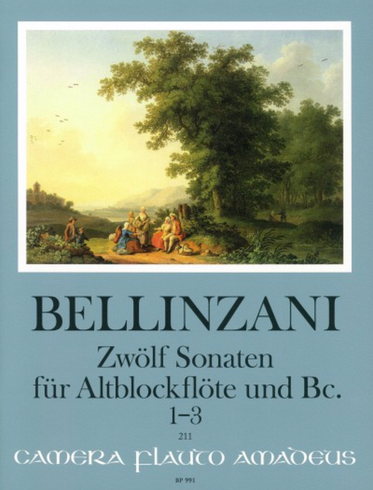 Bellinzani: 12 Sonatas for Alto Recorder & Continuo - Nos. 1-3