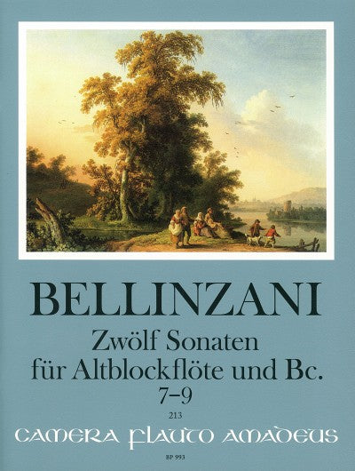 Bellinzani: 12 Sonatas for Alto Recorder & Continuo - Nos. 7-9
