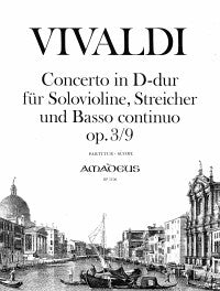 Vivaldi: Concerto in D Major for Violin, Strings and Continuo, Op 3/9