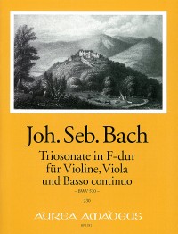 J. S. Bach: Trio Sonata in F Major for Violin, Viola and Basso Continu