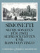 Simonetti: 6 Sonatas Op. 2 for 2 Alto Recorders and Basso Continuo, Vol. 1