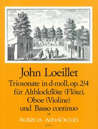 Loeillet: Trio Sonata in D Minor Op. 2/4 for Alto Recorder, Oboe and Basso Continuo