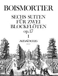 Boismortier: 6 Suites for 2 Alto Recorders - Volume 1