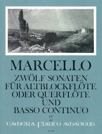 Marcello: 12 Sonatas for Alto Recorder and Continuo - Volume 4