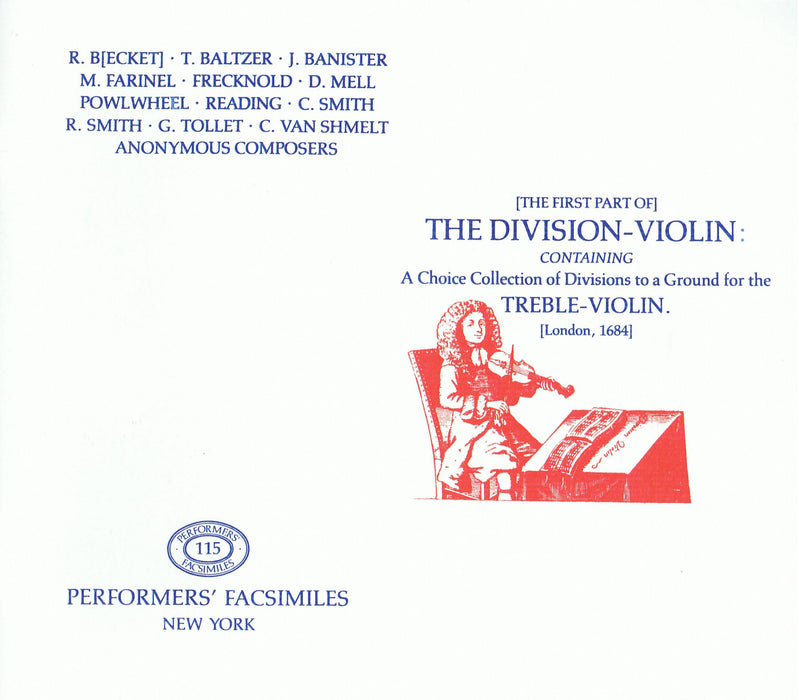 Various: The First Part of the Division Violin