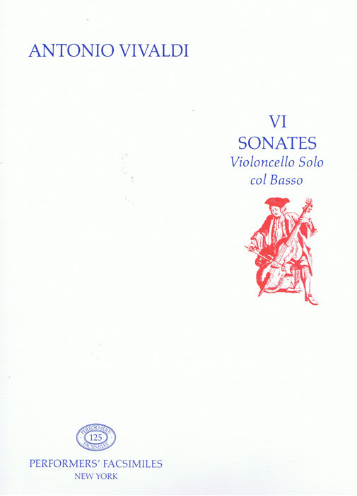Vivaldi: 6 Sonatas for Violoncello and Basso Continuo