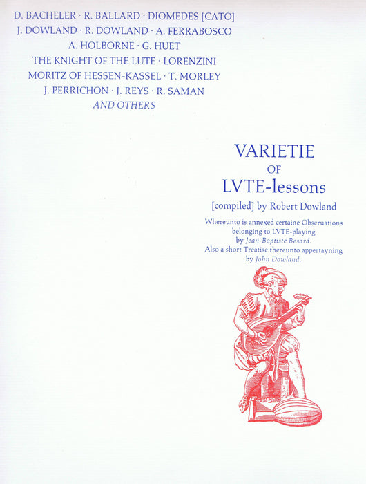 Dowland (ed.): Varietie of Lute Lessons