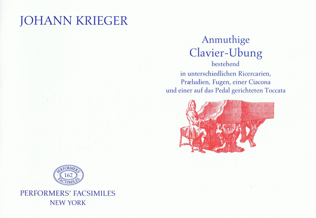 Krieger: Anmuthige Clavier-Ubung - Pieces for Harpsichord