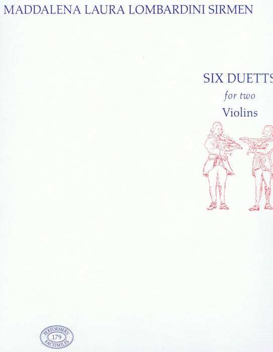 Sirmen: Six Duetts for two Violins