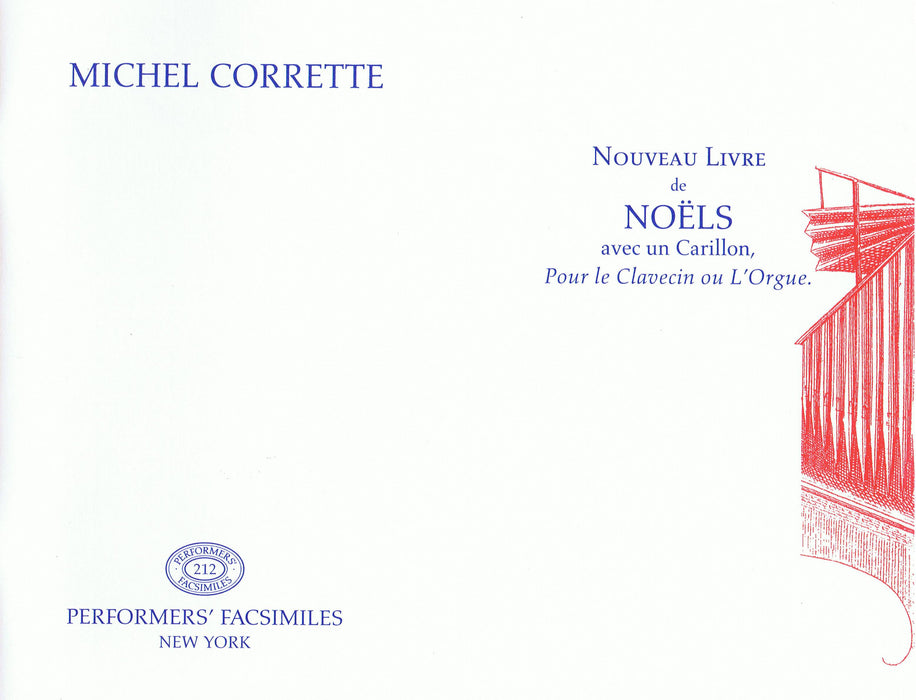 Corrette: Nouveau Livre de Noëls avec un Carillon for Harpsichord or Organ