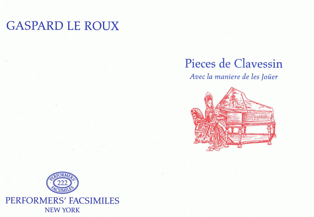 Le Roux: Pieces de Clavessin