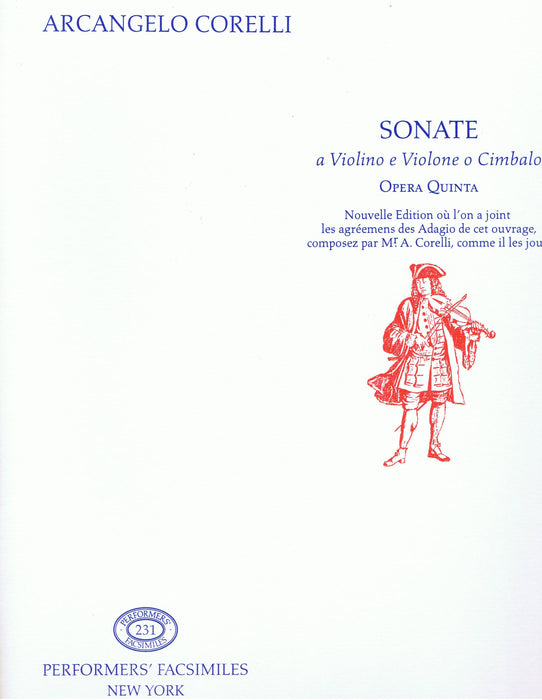 Corelli: Sonatas for Violin and Basso Continuo, Op. 5
