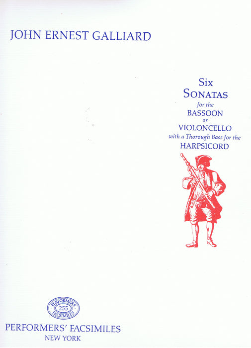 Galliard: 6 Sonatas for the Bassoon or Violoncello, with a Thorough Bass for the Harpsichord