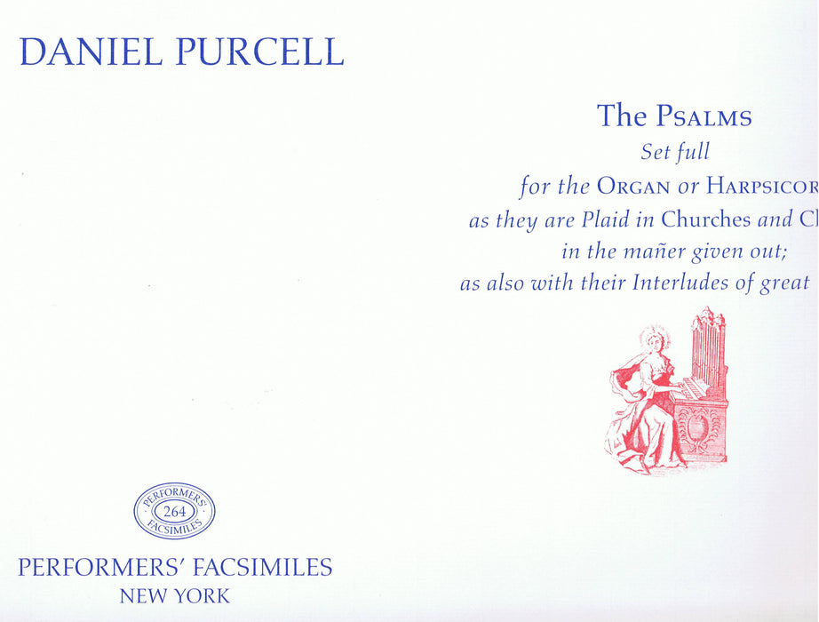D. Purcell: Psalms set for the Organ or Harpsichord