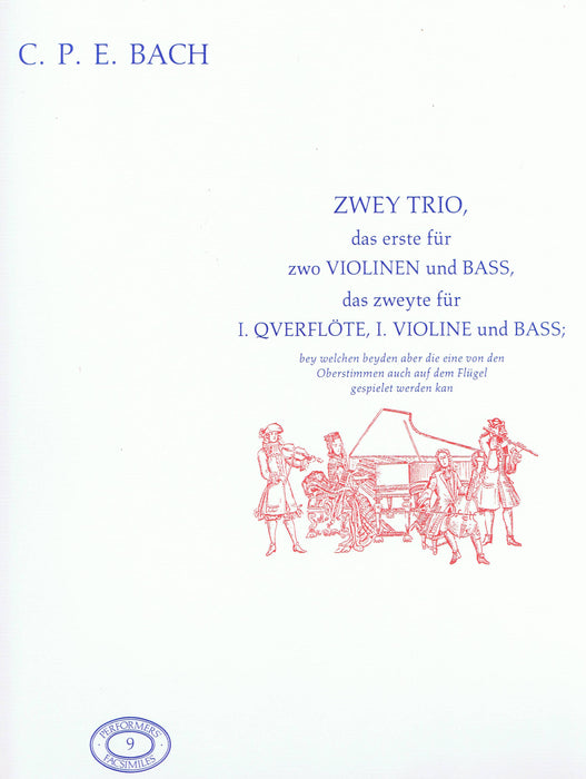 C. P. E. Bach: Two Trio Sonatas