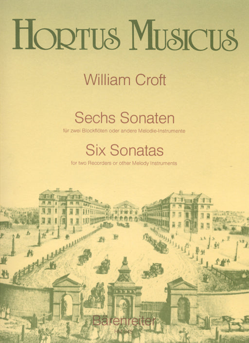 Croft: 6 Sonatas for 2 Treble Recorders