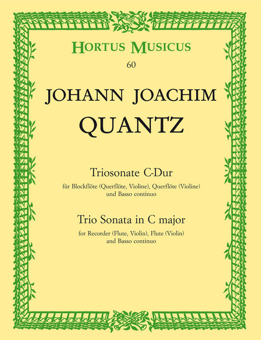 Quantz: Trio Sonata in C Major for Treble Recorder, Flute and Basso Continuo