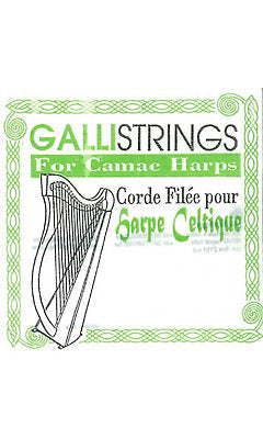 6th Octave D - Bass Wire Lever Harp String by Galli Strings - CAM6FCG33