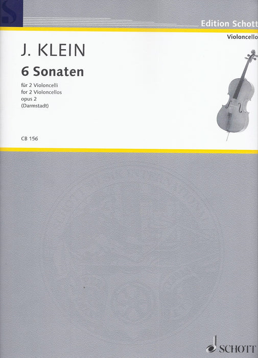 Klein: 6 Sonatas for 2 Violoncellos, Op. 2