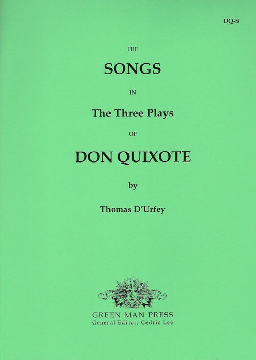 Purcell: The Songs in the Three Plays of Don Quixote - Score