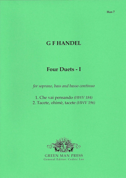 Handel: Four Duets, Book I