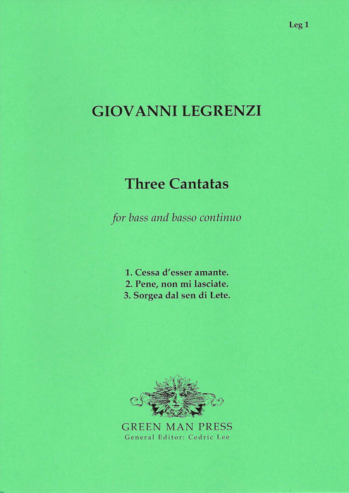 Legrenzi: Three Cantatas for Solo Bass