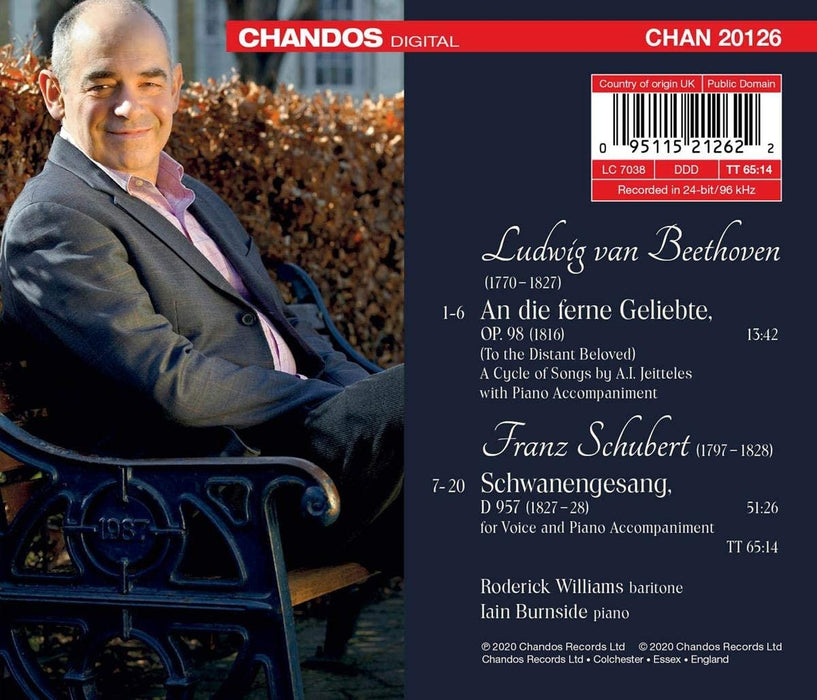 Roderick Williams & Iain Burnside • Schubert: Schwanengesang (CD)