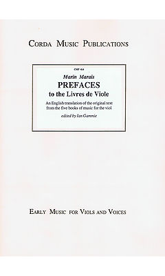 Marais: Preface Livre de Viole (English translation)
