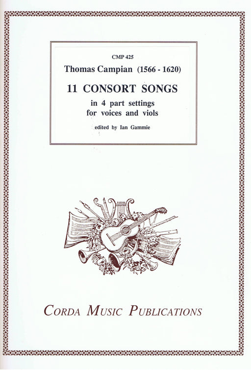 Campian: 11 Consort Songs in 4 Parts for Voices or Viols