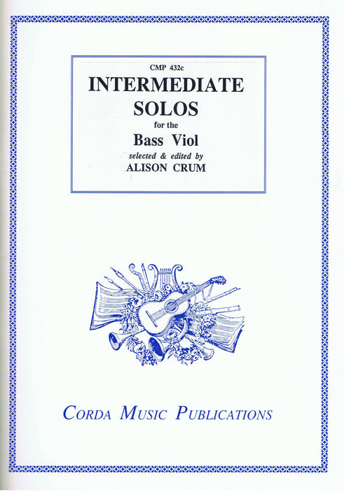 Crum (ed.): Intermediate Solos for the Bass Viol