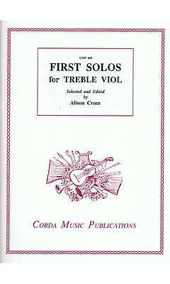 Crum (ed.): First Solos for Treble Viol