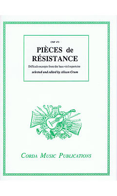 Crum (ed.): Pièces de Résistance - Difficult Excerpts for the Bass Viol