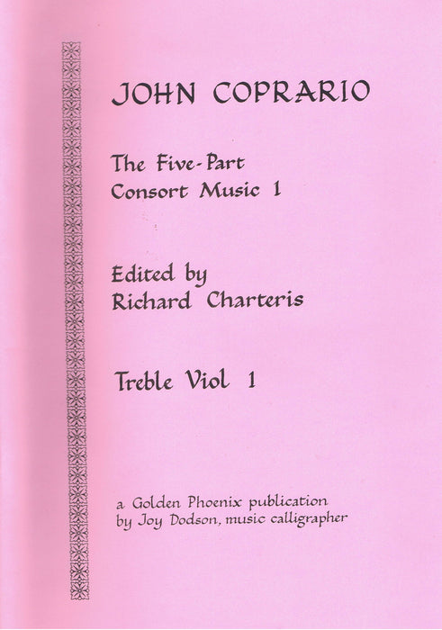 Coprario: Five-Part Consort Music - Book 1