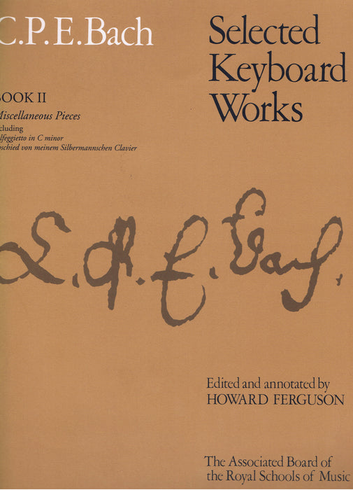 C. P. E. Bach: Selected Keyboard Works, Book 2