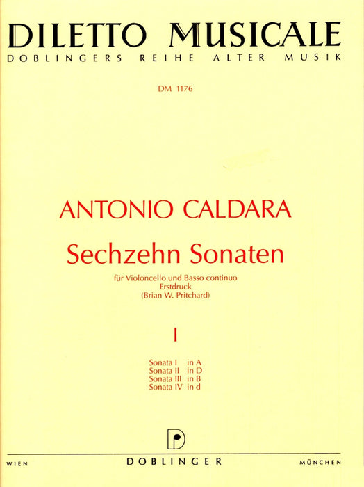 Caldara: 16 Sonatas for Violoncello and Basso Continuo, Vol. 1 Sonatas 1-4
