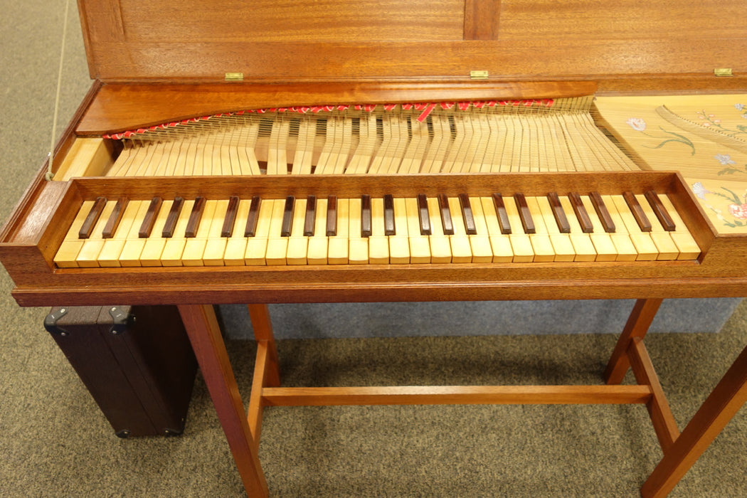 Double Fretted Clavichord with stand and case (Previously Owned)
