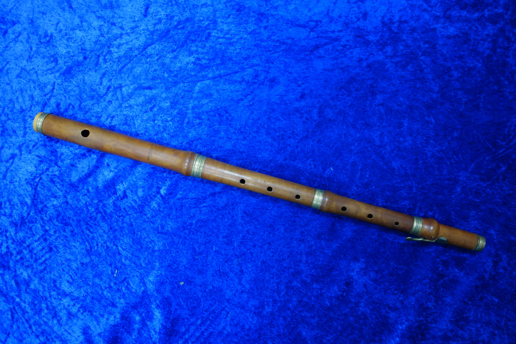 Baroque Flute in Boxwood  A440 by Goulding & Co. London (Previously Owned)