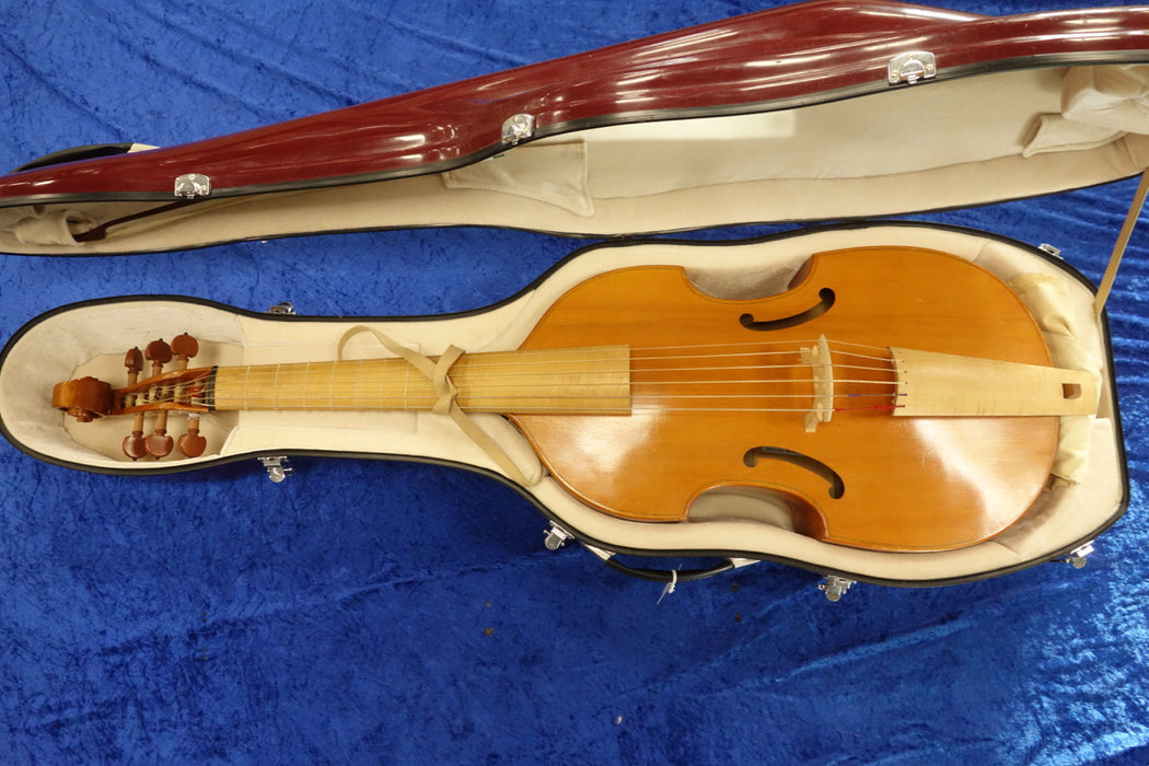 Lu Mi Standard 6 String Bass Viol with Bow and Hard Case (Previously Owned)
