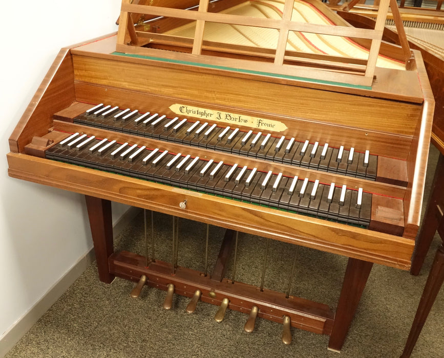 Double Manual Harpsichord 16+8+4 by Christopher Barlow (Previously Owned)
