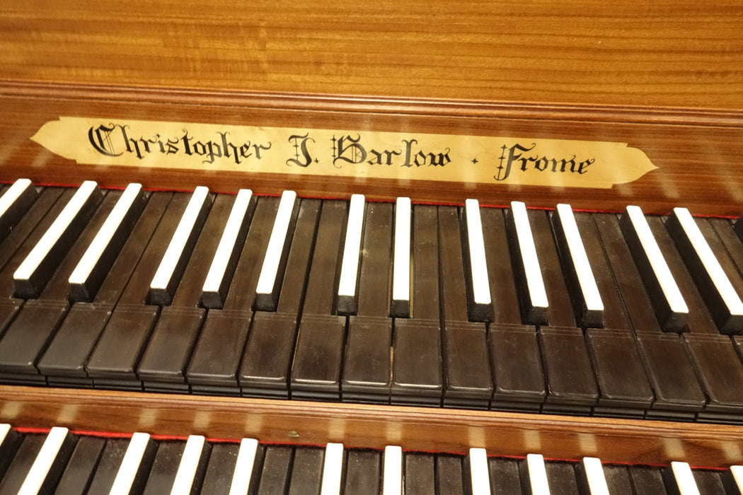 Double Manual Harpsichord 16+8+4 by Christopher Barlow (Previously Owned)