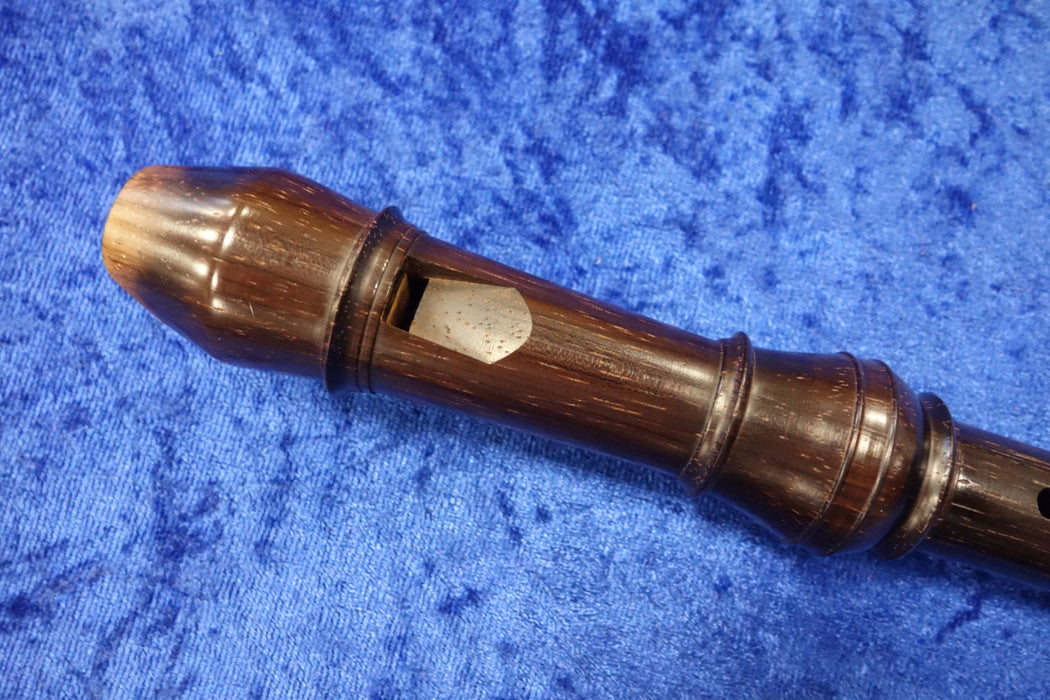 Hans Coolsma Soprano Modern Recorder A440 in Rosewood with Bell Key (Previously Owned)