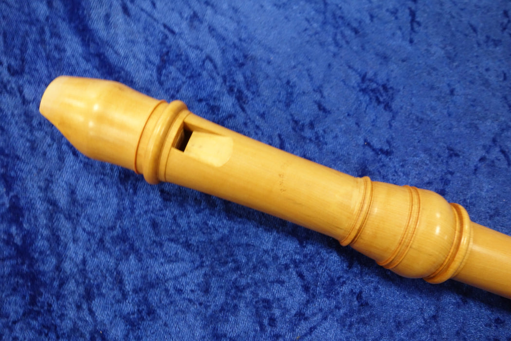 Peter van der Poel Alto Recorder after Stanesby Junior A415 in European Boxwood (Previously Owned)